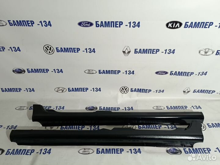 Накладки на пороги Лада калина 1 Космос-665