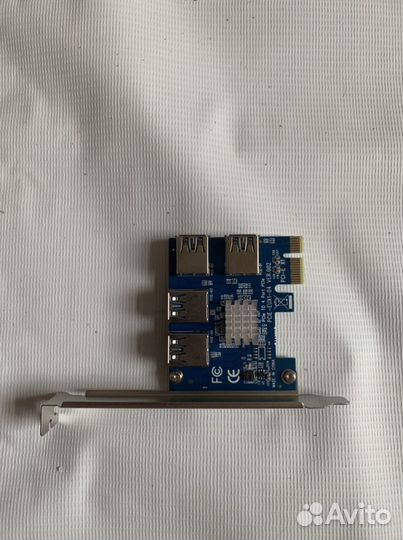 Разветлитель pci-e адаптер для видеокарт до 4х