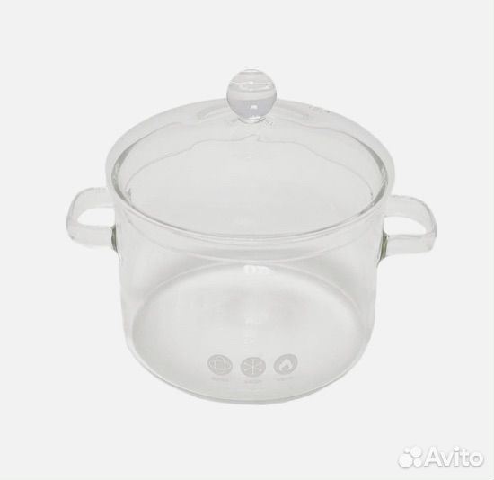 Стеклянная кастрюля