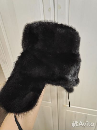 Норковая шапка мужская