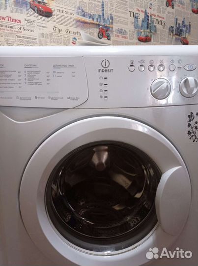 Стиральная машина бу indesit 5 кг