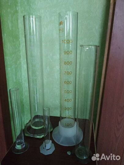Цилиндр мензурка стеклянные