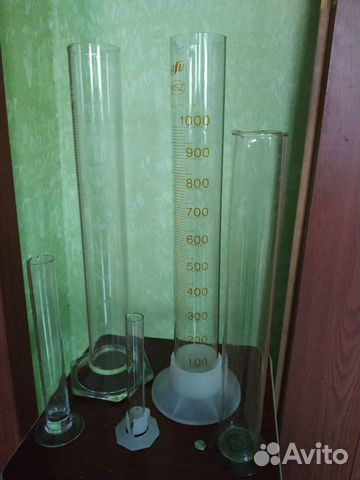 Цилиндр мензурка стеклянные