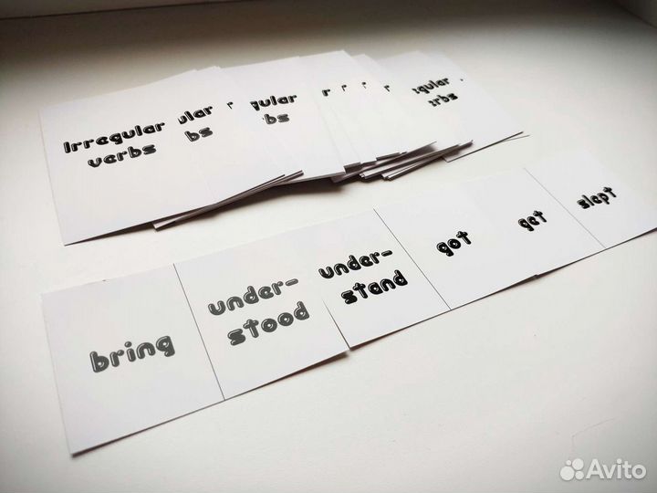 Английские карточки-домино