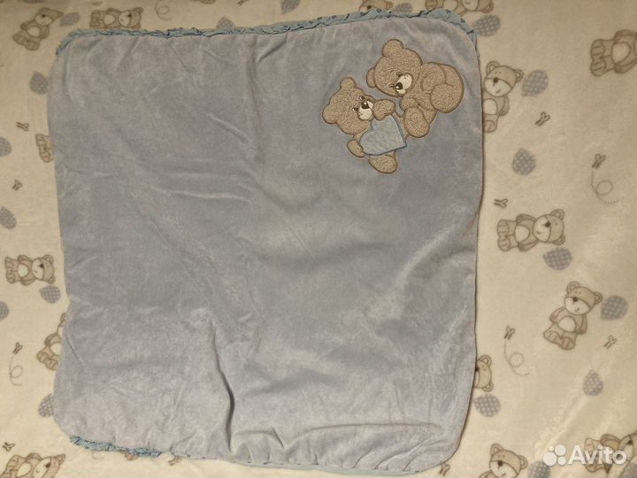 Детское одеяльце и полотенце уголок