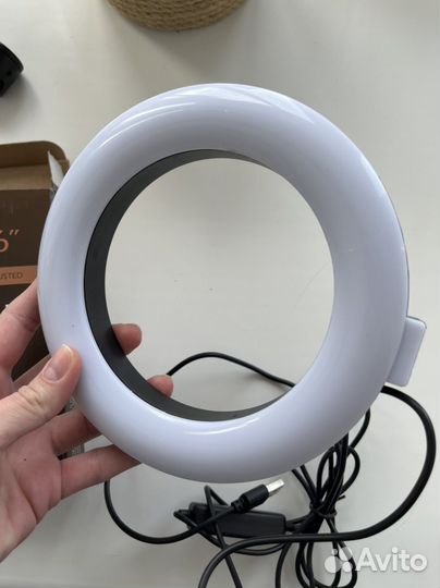 Кольцевая лампа 16см новая
