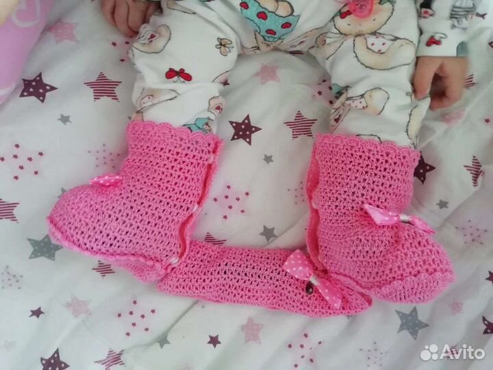 Пинетки для девочки бу
