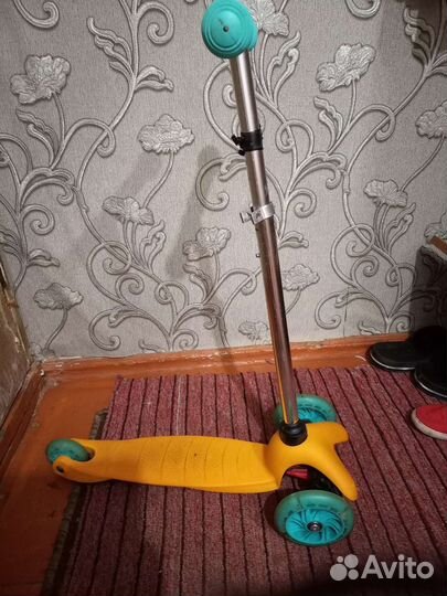 Самокат детский трехколесный бу