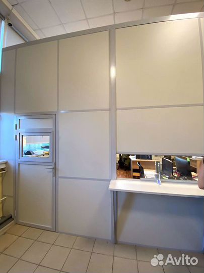 Глухие офисные перегородки от производителя
