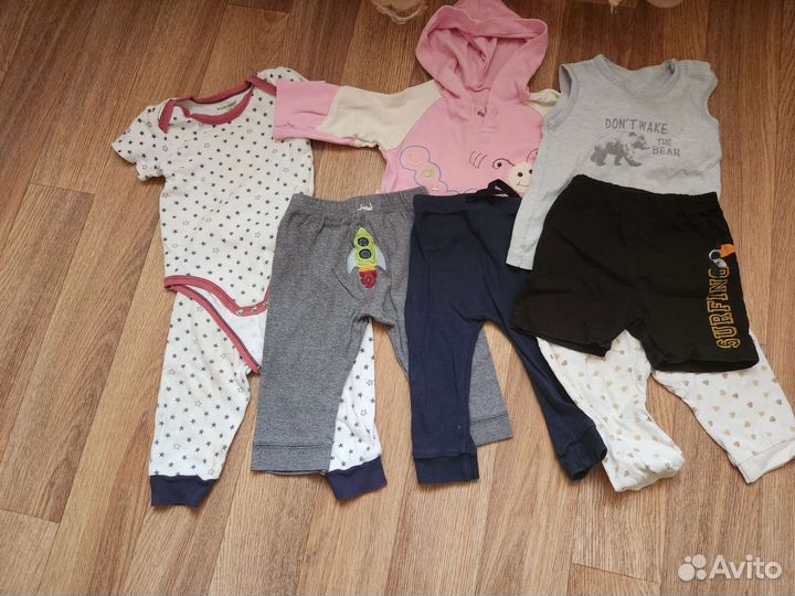 Вещи пакетом от 9м до 1,5г на мальчика