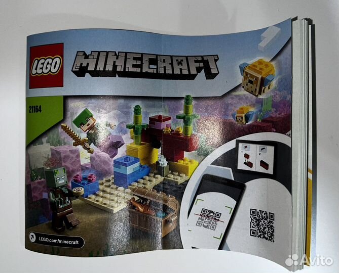 Конструктор lego Minecraft 21164 Коралловый риф