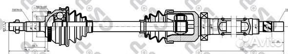 Приводной вал 262002 GSP