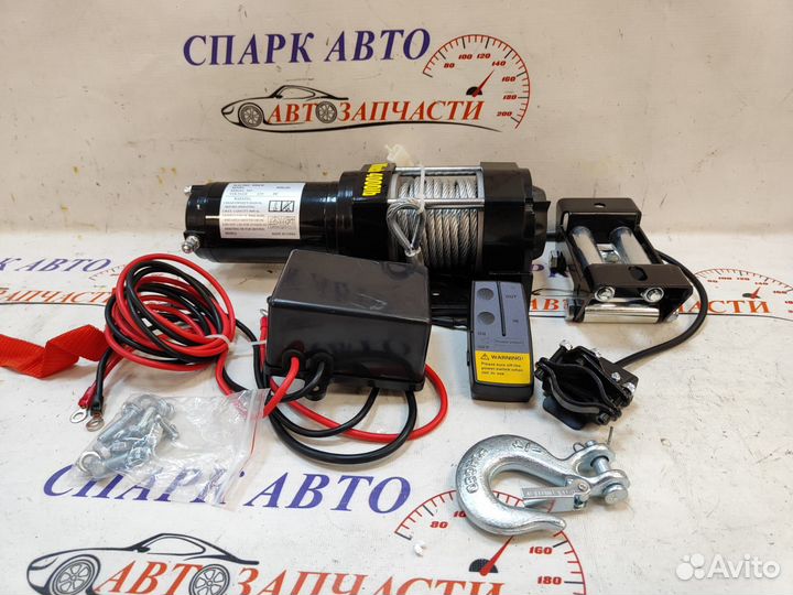 Лебедка автомобильная электрическая 12V 4000LBS