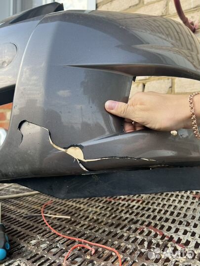 Передний бампер от priora 2 (кориандр)