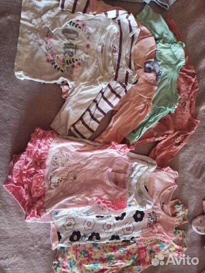 Одежда пакетом на девочку от 0 до полугода