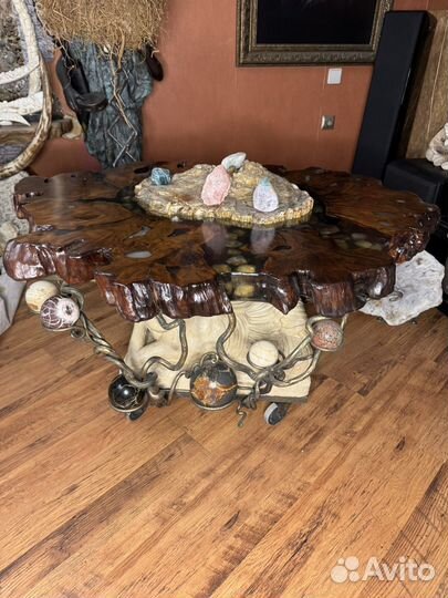 Стол. Авторский проект. Будда. Ковка