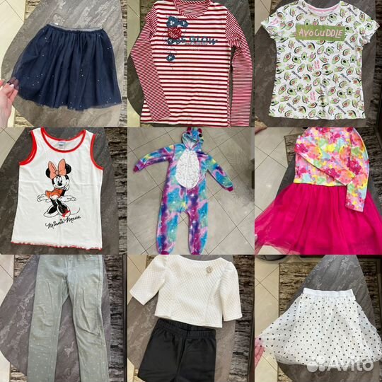 Одежда для девочки пакетом 116-128
