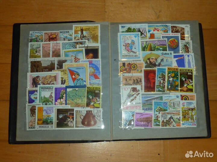 Спорт Живопись Флора 428 марок гашеные в альбоме