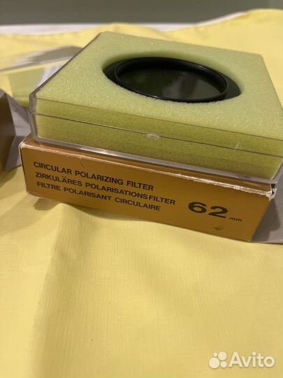 Поляризационный фильтр Nikon 62 мм + бленда HN-26