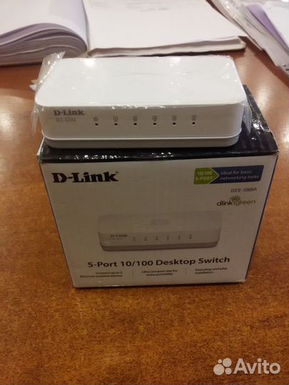 Коммутатор D-link 5 портов