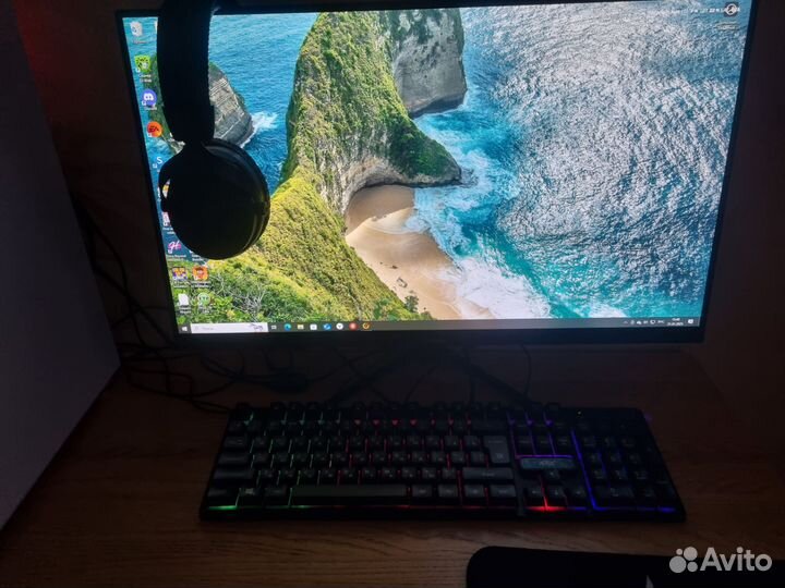 Игровой пк i3 10100f GTX1660