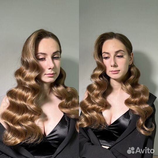 Укладка локоны
