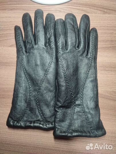 Перчатки кожаные женские 7