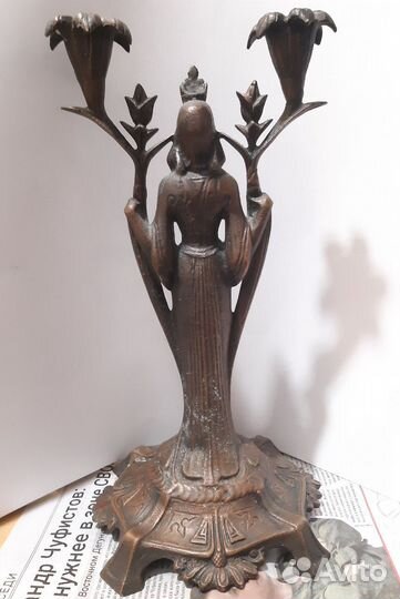 Подсвечник металлический