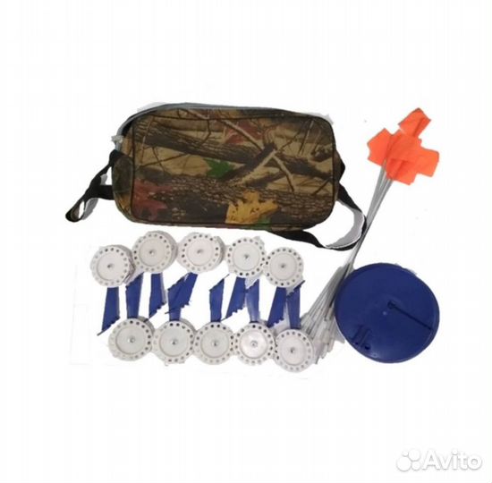 Набор жерлиц оснащенные рыболовный