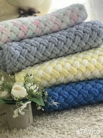 Плед детский плюшевый