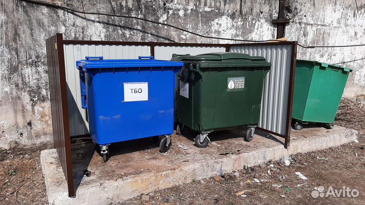 Ограждение мусорной контейнерной площадки тко