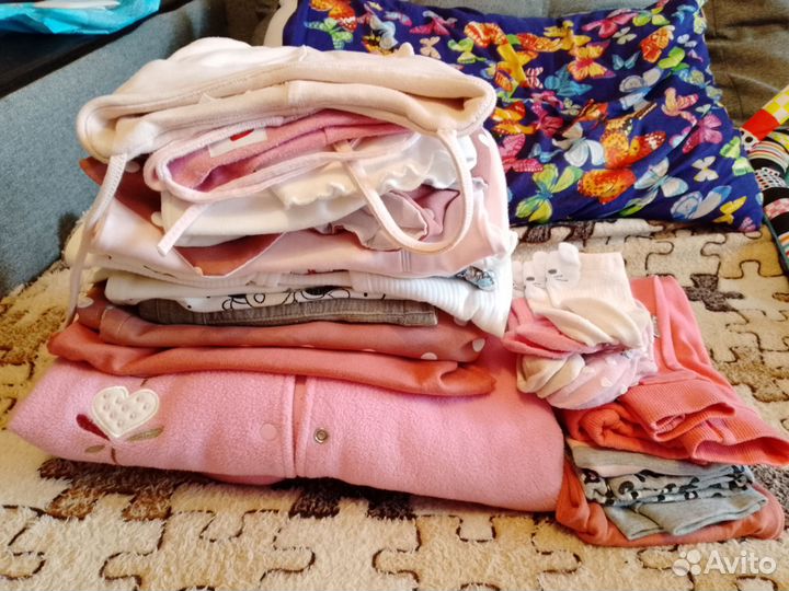 Веще пакетом на девочку 62-68 размер