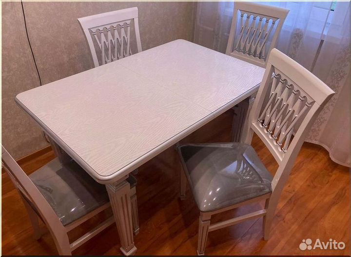 Стол обеденный овальный раздвижной