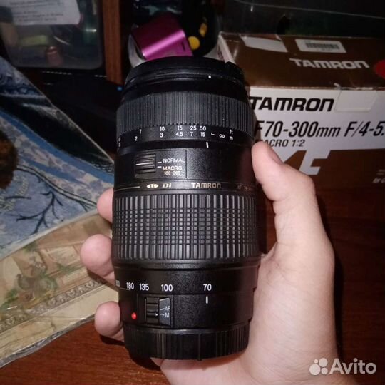 Объектив tamron AF 70-300 macro 1:2 для Canon