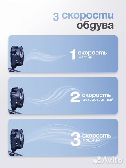 Вентилятор настольный мини с USB