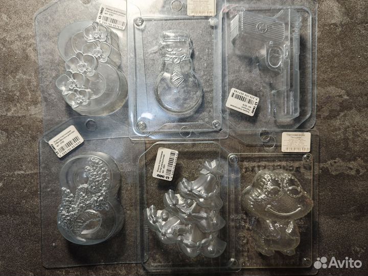 Пластиковые формы для мыла