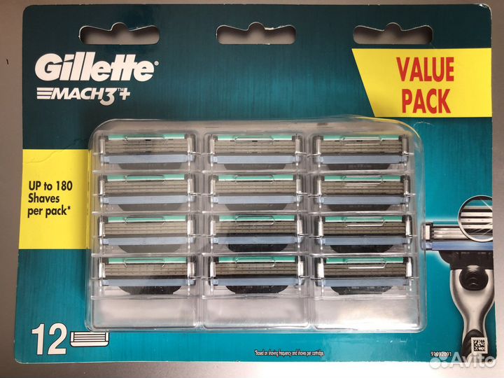 Кассеты gillette mach3