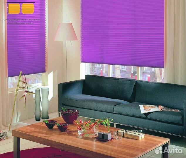 Жалюзи шторы плиссе