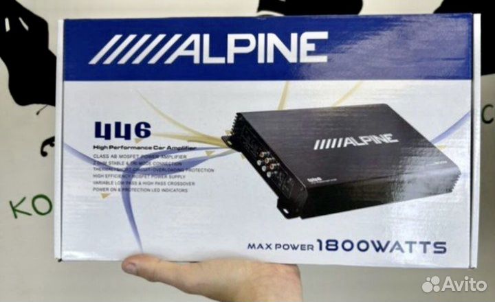 Усилитель alpine новый