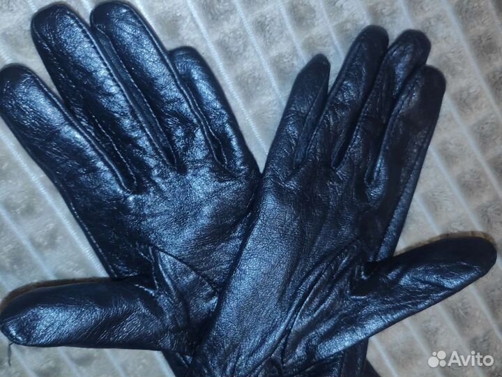 Перчатки кожаные новые