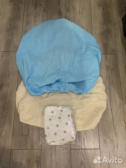 Простынь на резинке круглая