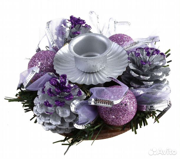 Новогодний подсвечник