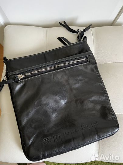 Сумка натуральная кожа apache