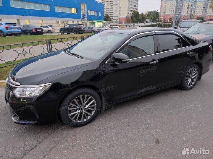 Дефлектора на окна с логотипом Toyota Camry V50 55