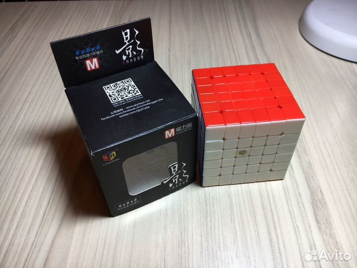 Кубик Рубика QiYi MoFangGe X-Man 6x6x6 Shadow M