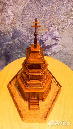 Макет старинной церкви, часовня