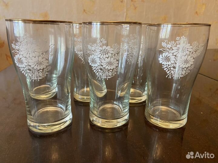 Стаканы, рюмки, фужеры хрусталь СССР