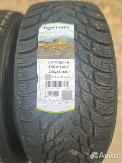 Ikon Tyres Autograph Snow 3 SUV 245/45 R20 и 275/40 R20 103T