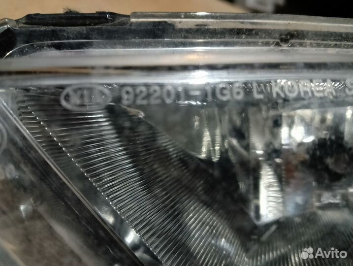 Птф передний левый Kia Rio 2 Рестайл