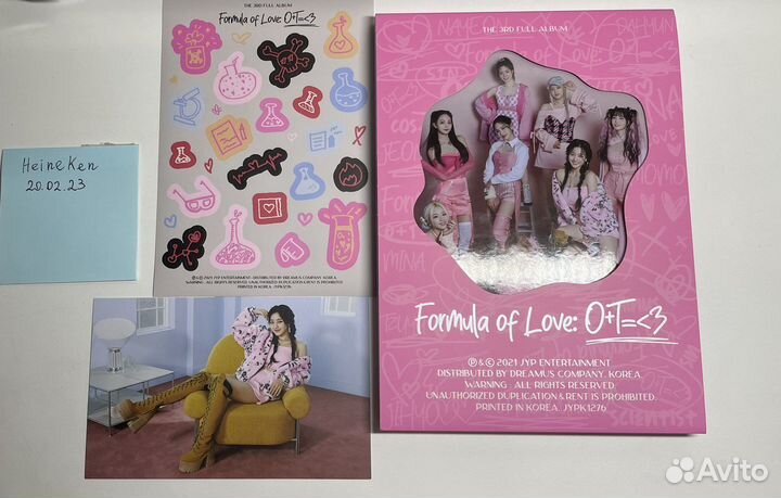 Продаю альбом twice Formula of love